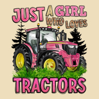 Just A Girl Who Loves Tractors Premium Hoodie | Teevron