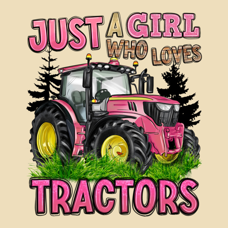 Just A Girl Who Loves Tractors Premium Hoodie by BarkalooDesign | Teevron