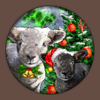 Christmas Southdown Baby Sheeps Long Sleeve Tee | Teevron