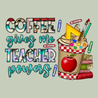 Coffee Gives Me Teacher Powers Ladies Tee | Teevron