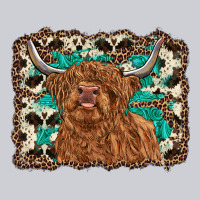 Highland Cow Western Background Heavyweight Sweatshirt | Teevron