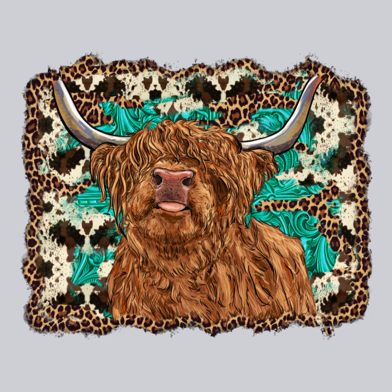 Highland Cow Western Background Heavyweight Sweatshirt by RanaPortraitStore | Teevron