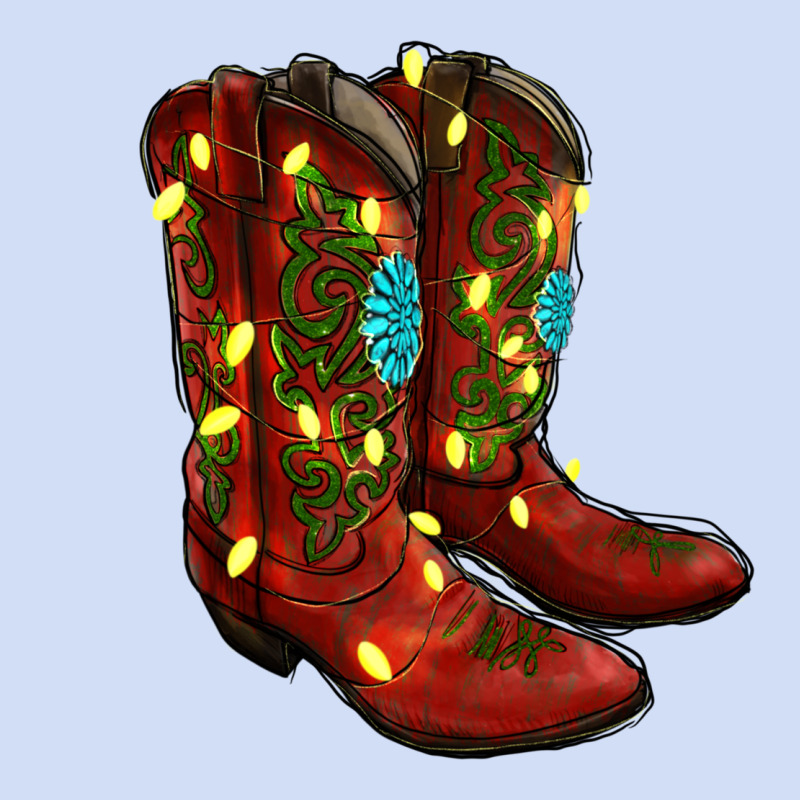 Cowboy Boots Christmas Urban Hoodie by RanaPortraitStore | Teevron