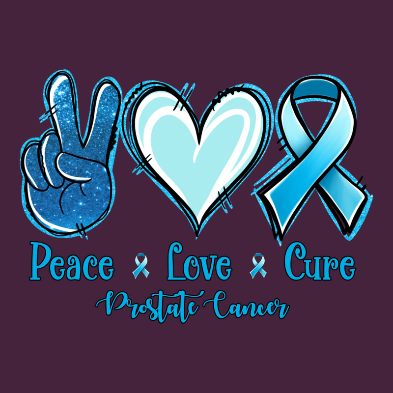 Peace Love Cure Prostate Cancer Classic Tee by Jasminsmagicworld | Teevron