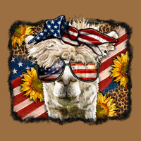 Western 4th Of July Lama Background Vintage Tee | Teevron