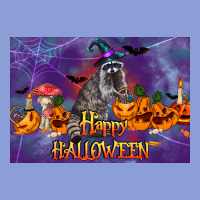Happy Halloween Raccoon Long Sleeve Tee | Teevron