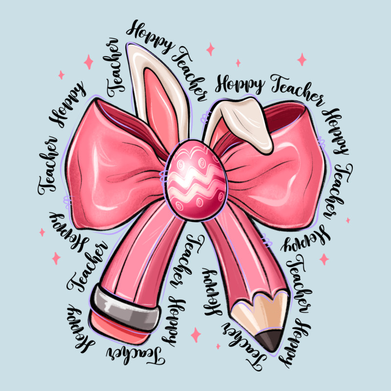 Easter Bunny Pencil Bow Ladies Tee by CowhideDigitalArt | Teevron