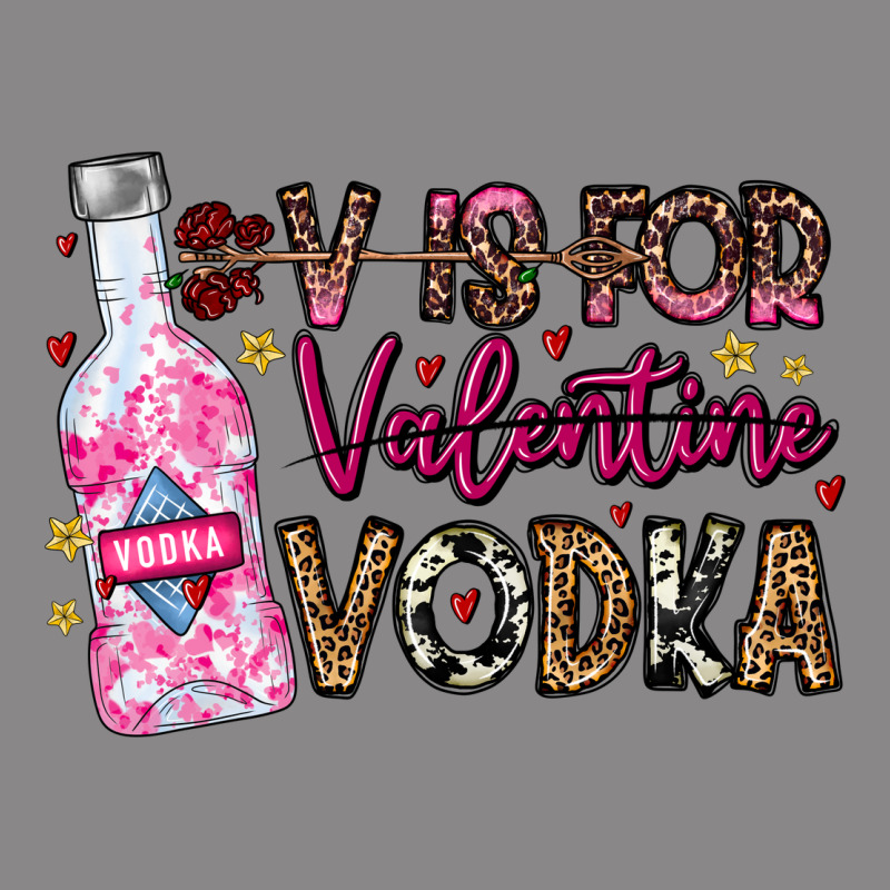 V Is For Valentine Vodka Vintage Tee by CowhideDigitalArt | Teevron