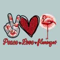 Peace Love Flamingo Heavy Core Tee | Teevron