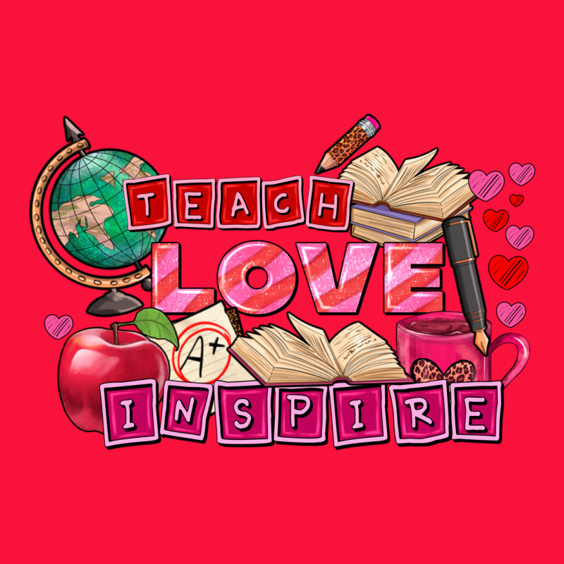 Valentine's Day Teach Love Inspire Classic Tee by FaDigitalArtStudio | Teevron