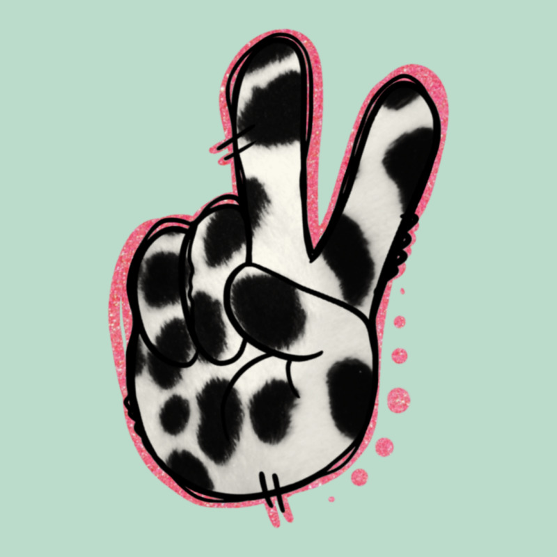 Black White Dalmatian Peace Sign Premium Hoodie by Jasminsmagicworld | Teevron