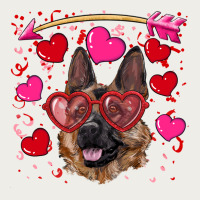 Valentine's German Shepherd Zipper Hoodie | Teevron