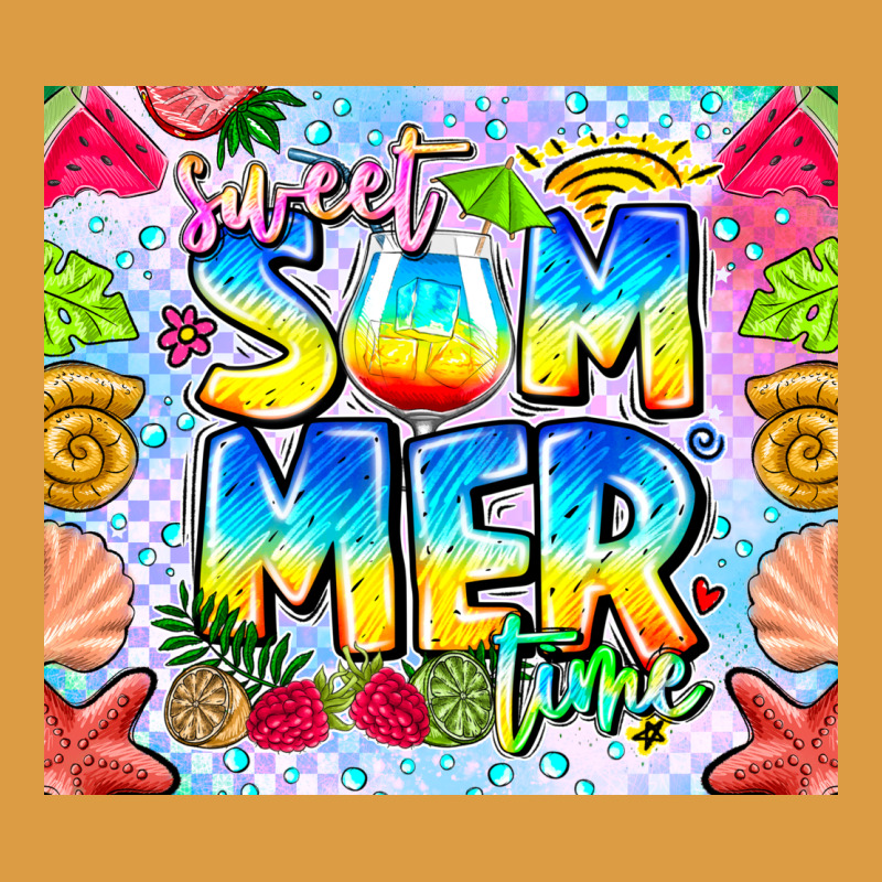 Sweet Summer Time Urban Heavy Tee by CowhideDigitalArt | Teevron