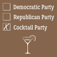 Democratic Republican Cocktail Party Funny Premium Tee | Teevron