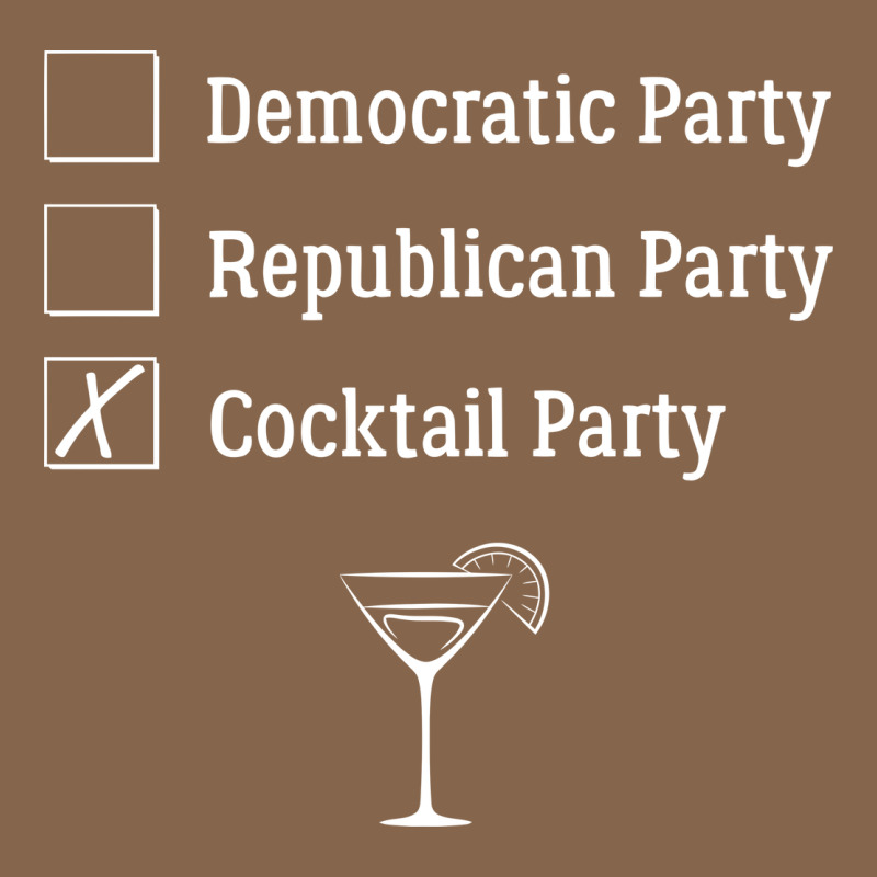 Democratic Republican Cocktail Party Funny Premium Tee by artisFamous | Teevron