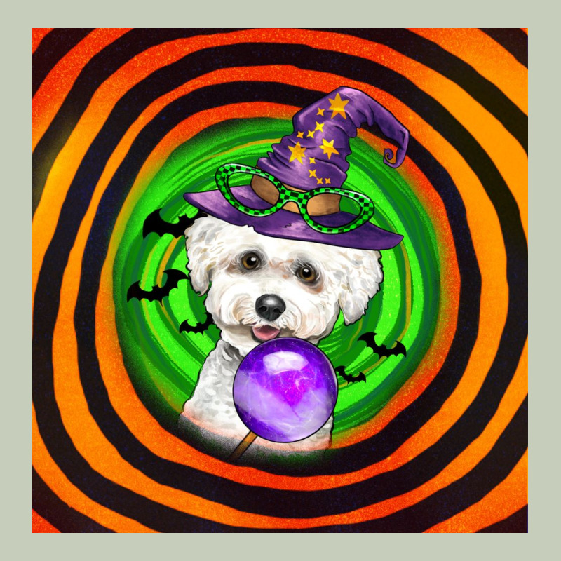 Halloween Bichons Frise Dog Long Sleeve Tee by LillyAllenDesigns | Teevron