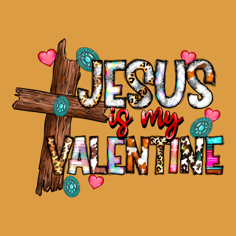 Jesus Is My Valentine Urban Heavy Tee by CowhideDigitalArt | Teevron