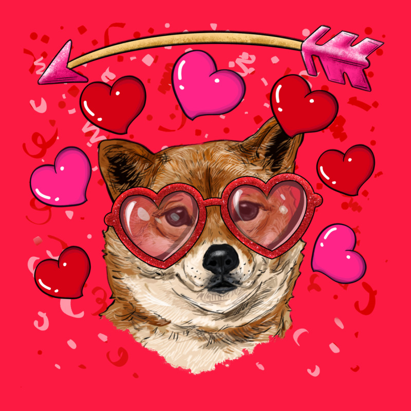 Valentine's Shiba Inu Zipper Hoodie by RanaPortraitStore | Teevron