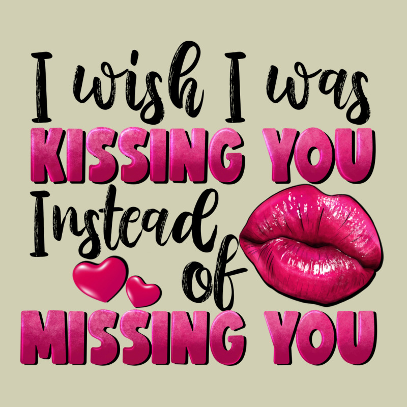 I Wish I Was Kissing You Instead Of Missing You Heavy Core Tee by FaDigitalArtStudio | Teevron