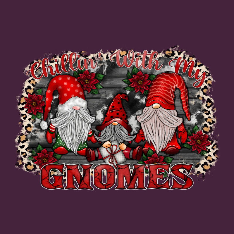 Chillin With My Gnomies Long Sleeve Tee by SublimationCraftShop | Teevron
