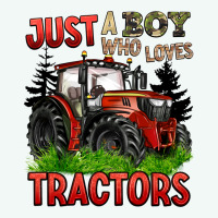 Just A Boy Who Loves Tractors Red Tractor Premium Hoodie | Teevron