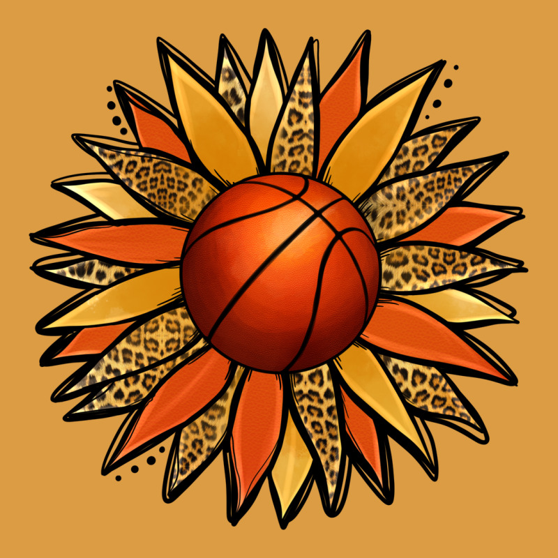Basketball Sunflower Urban Heavy Tee by Jasminsmagicworld | Teevron