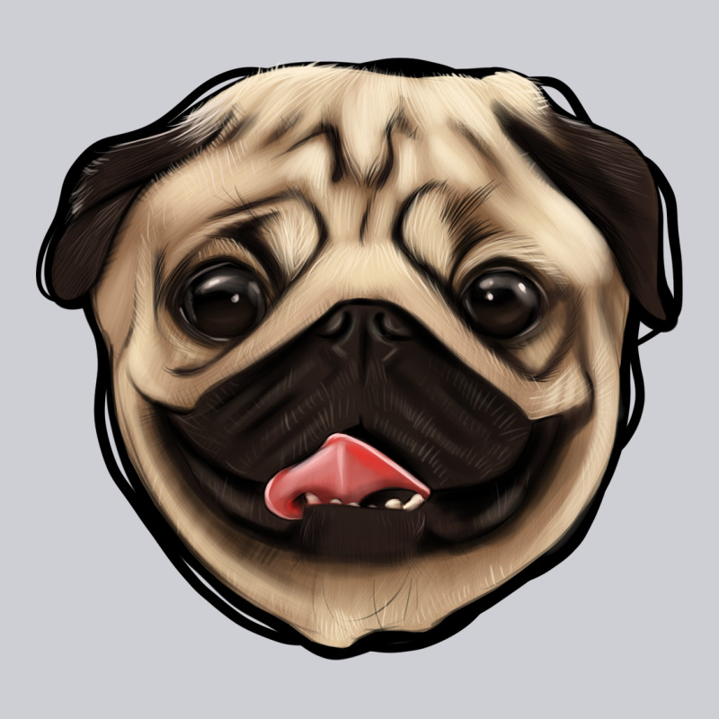 Pug Heavyweight Sweatshirt by Jasminsmagicworld | Teevron