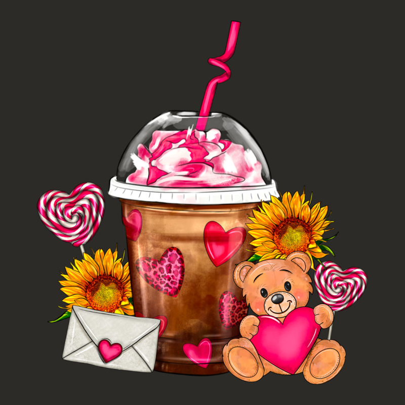 Valentines Day Frappe Coffee Heavy Core Tee by FaDigitalArtStudio | Teevron