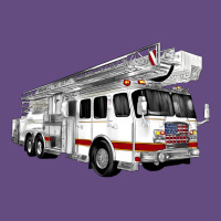 White Fire Truck Vintage Hoodie | Teevron