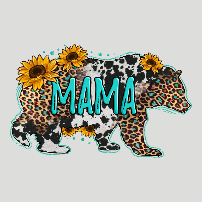 Mama Bear Sunflowers Leopard Cowhide Mother's Day Zipper Hoodie by Jasminsmagicworld | Teevron