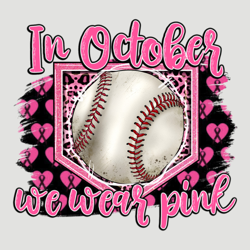 In October We Wear Pink Baseball Classic Tee by BarkalooDesign | Teevron