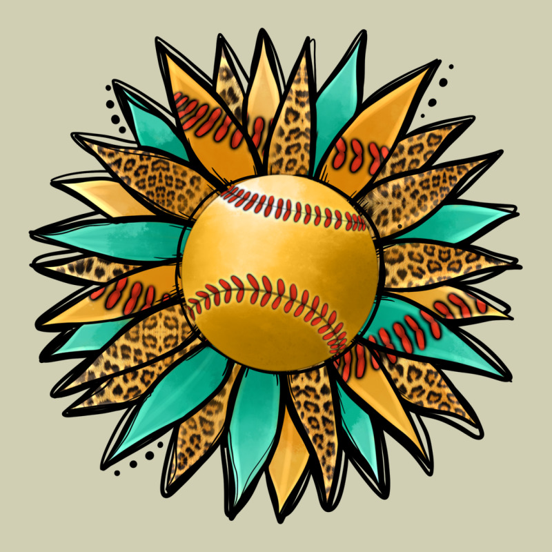 Softball Sunflower Heavy Core Tee by Jasminsmagicworld | Teevron