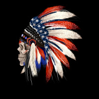 4th Of July Indian Headdress Gypsy Spirit Skull Urban Hoodie | Teevron