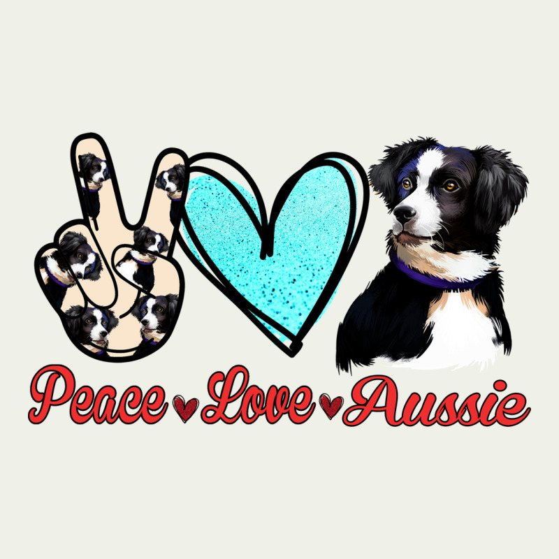 Peace Love Aussie Urban Heavy Tee by Jasminsmagicworld | Teevron