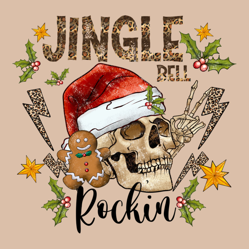 Jingle Bell Rock Black Urban Heavy Tee by CowhideDigitalArt | Teevron