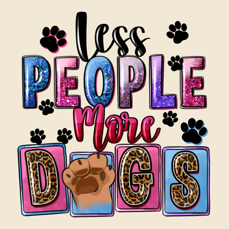 Less People More Dogs Premium Tee by FaDigitalArtStudio | Teevron