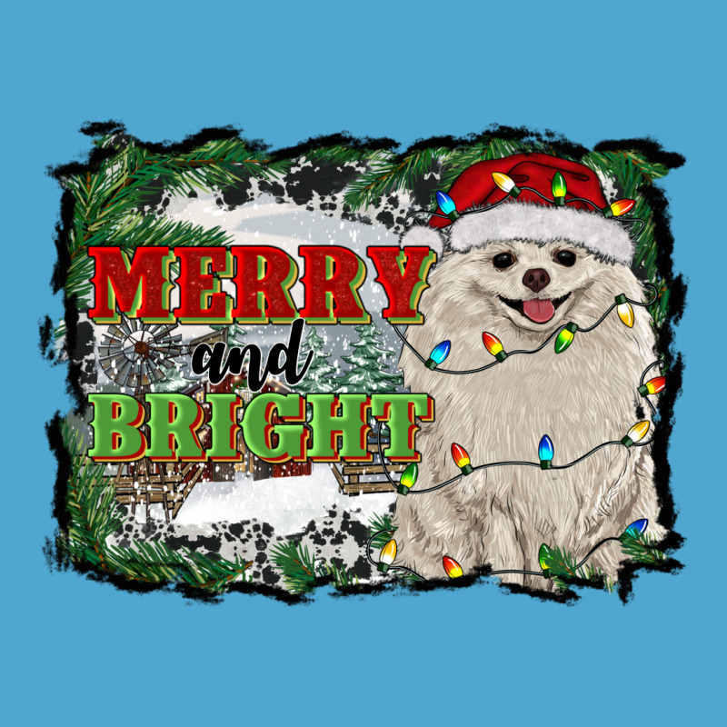 Merry And Bright Pomeranian Premium Hoodie by RanaPortraitStore | Teevron