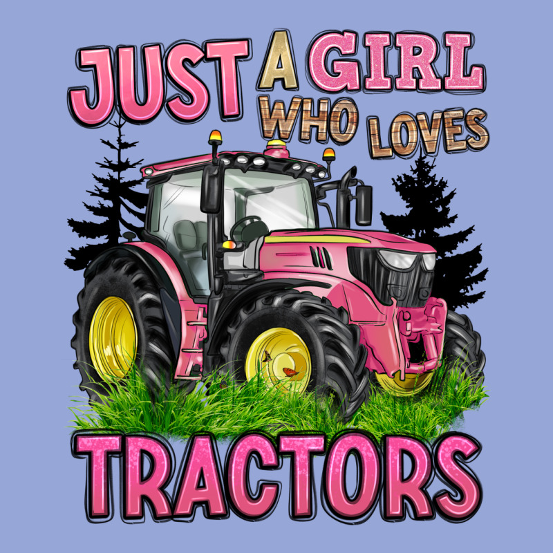 Just A Girl Who Loves Tractors Classic Tee by BarkalooDesign | Teevron
