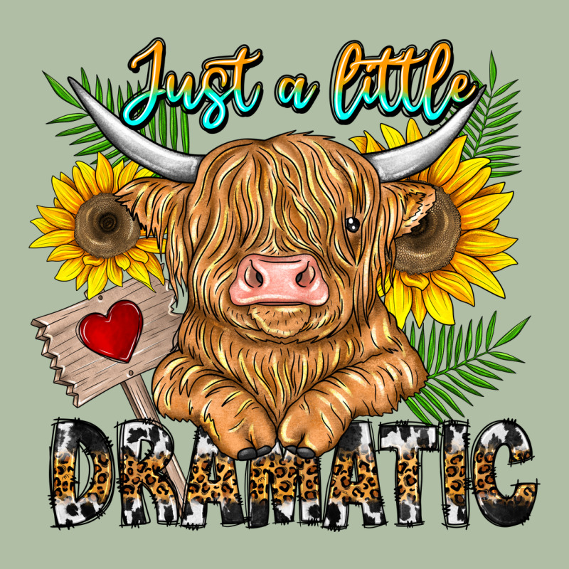 Just A Little Dramatic Urban Heavy Tee by CowhideDigitalArt | Teevron
