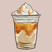 Iced Caramel Frappuccino Coffee Premium Hoodie | Teevron