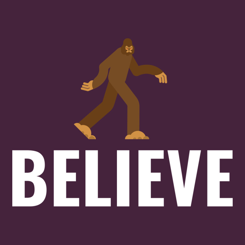 Believe Bigfoot White Premium Tee by artisFamous | Teevron