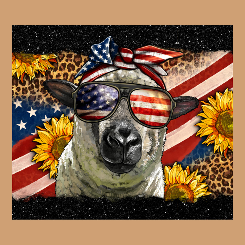 Western 4th Of July Sheep Vintage Tee by LillyAllenDesigns | Teevron