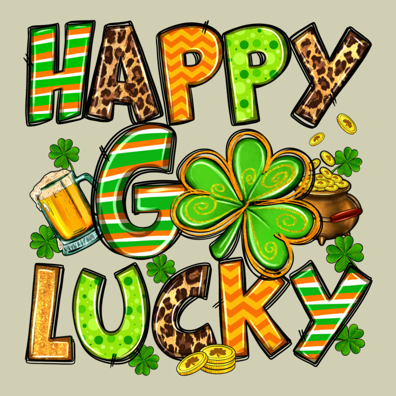 St. Patrick's Happy Go Lucky Heavy Core Tee by OliviaCreatesArt | Teevron