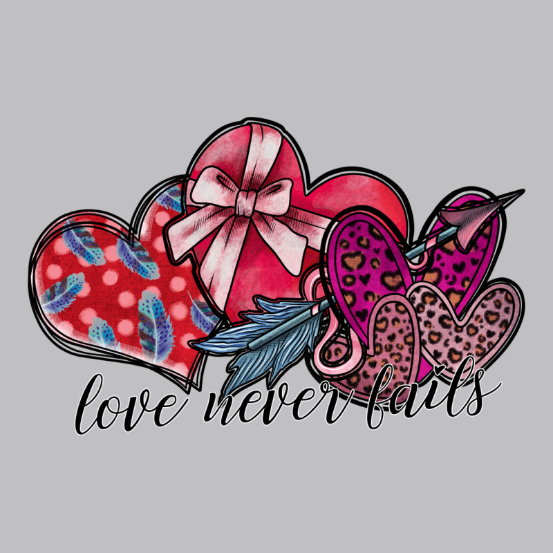 Love Never Fails Long Sleeve Tee by SublimationCraftShop | Teevron