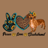 Peace Love Dachshund Classic Tee | Teevron