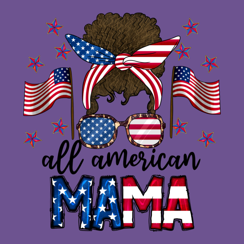 All American Mama Messy Buny Vintage Tee by CowhideDigitalArt | Teevron