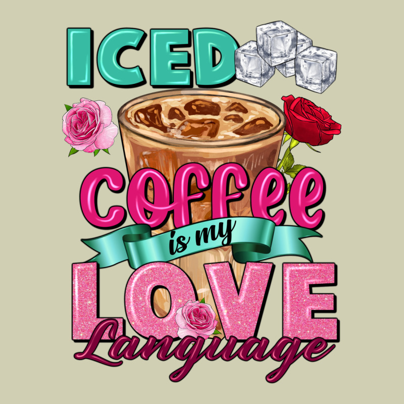 Iced Coffee Is My Love Language Valentine's Day Heavy Core Tee by FaDigitalArtStudio | Teevron