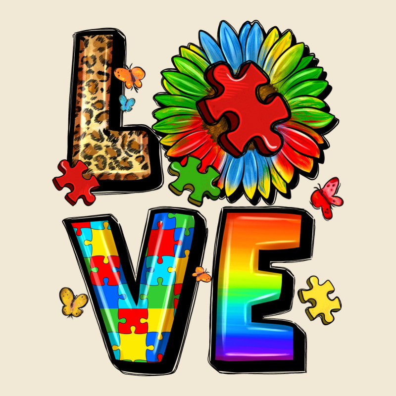 Autism Love Ladies Tee by LillyAllenDesigns | Teevron