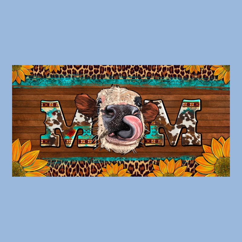 Western Heifer Mom With Sunflowers And Turquoise License Plate Premium Hoodie by Artiststas | Teevron