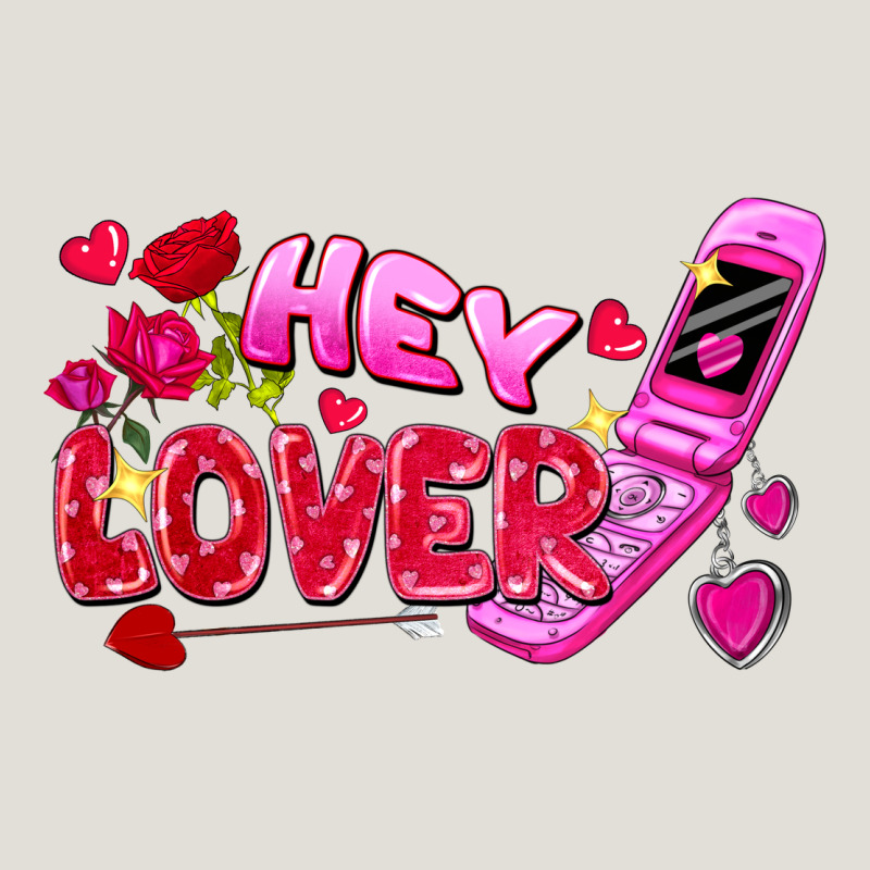 Hey Lover Flip Phone Valentine's Day Heavy Core Tee by FaDigitalArtStudio | Teevron
